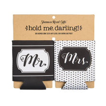 Load image into Gallery viewer, Mr &amp; Mrs Drink Sleeve Set
