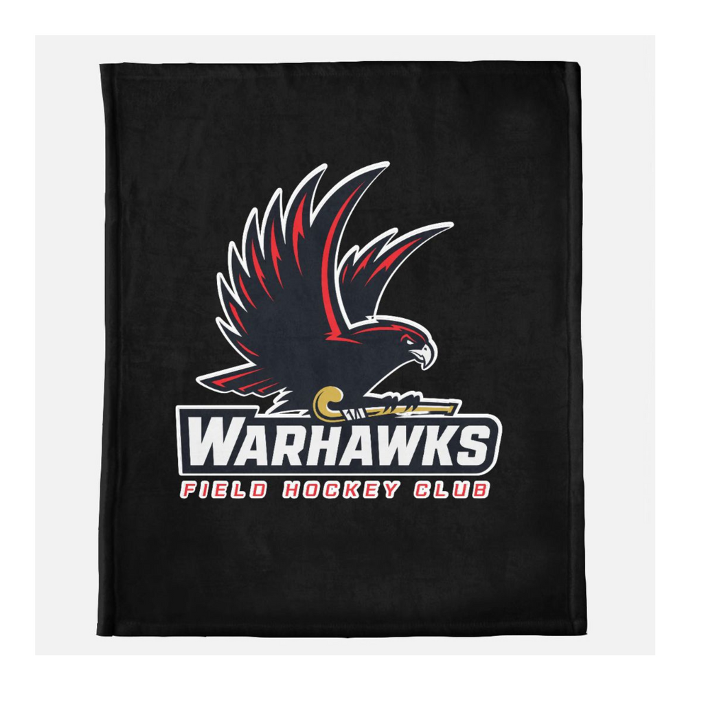 Warhawks field hockey minky blanket-CLOSED