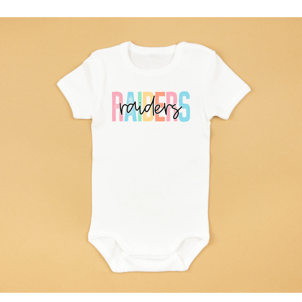 raider pastel onesie