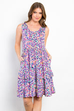 Load image into Gallery viewer, Be Stage Full Size Print Wrinkle Free Ruffled Dress
