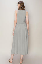 Load image into Gallery viewer, HYFVE Sleeveless Slit Midi Dress
