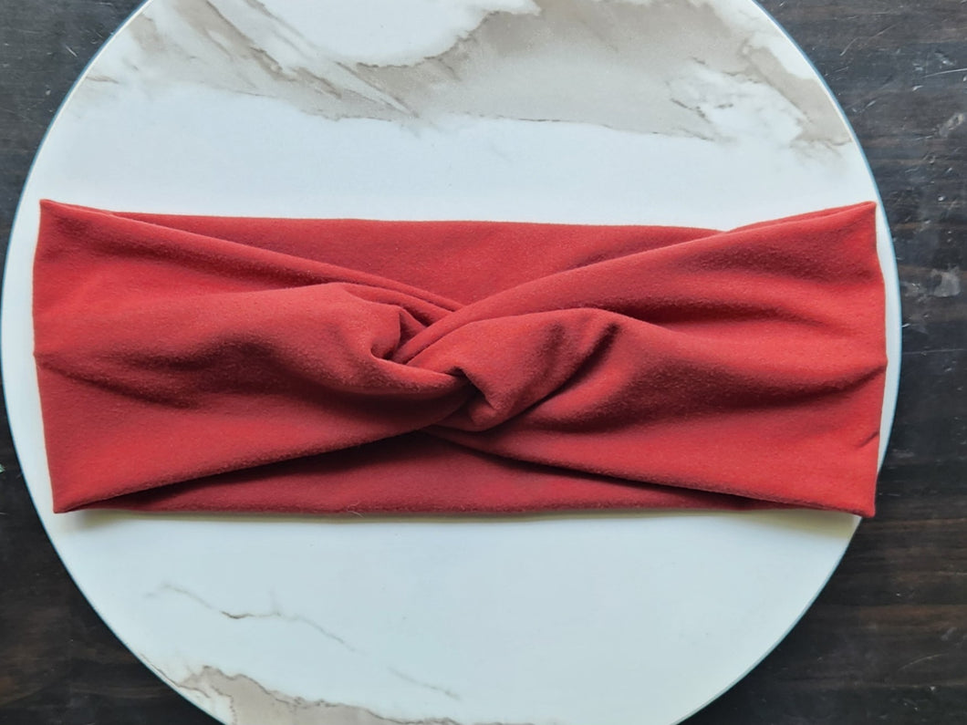 Red Soft Stretch Headband