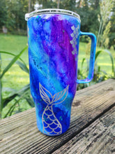 Load image into Gallery viewer, Mermaid Tumbler with Handle
