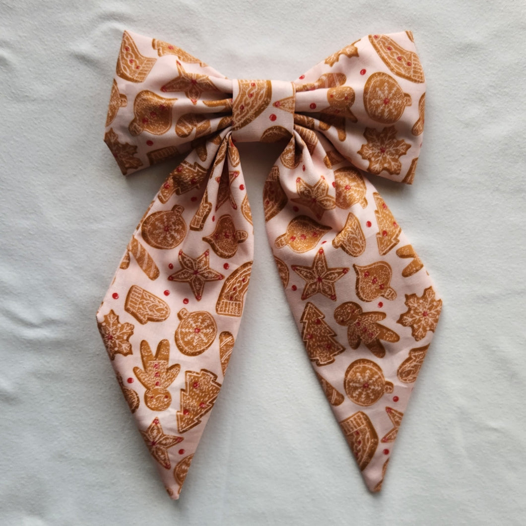 Gingerbread Cookie Jumbo Bow