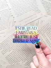 Load image into Gallery viewer, Darker Fairytales Bookish Reader Waterproof Vinyl Sticker
