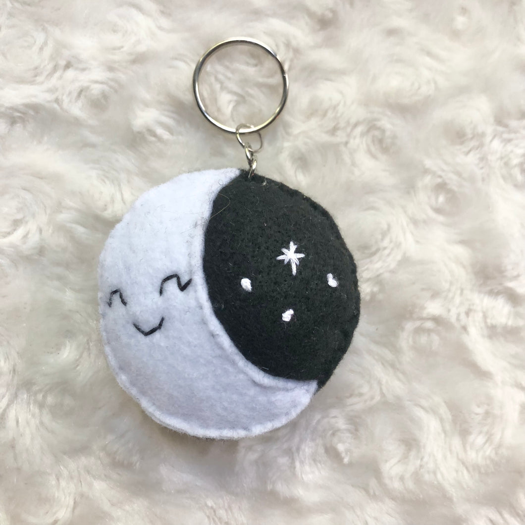 Felt Night Sky Keychain