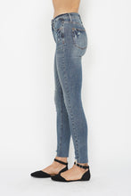 Load image into Gallery viewer, Judy Blue Full Size Tummy Control Vintage Wash Hem Destroy Skinny Jeans
