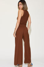 Load image into Gallery viewer, Basic Bae Full Size Ribbed Tank and Wide Leg Pants Set
