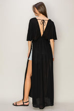 Load image into Gallery viewer, HYFVE Tie Back Maxi Split Cover Up Dress
