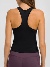 Load image into Gallery viewer, Round Neck Racerback Active Tank
