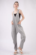 Load image into Gallery viewer, VERY J  Plunge Sleeveless Jumpsuit with Pockets
