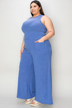 Load image into Gallery viewer, Basic Bae Full Size Ribbed Tank and Wide Leg Pants Set
