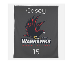 Load image into Gallery viewer, Warhawks field hockey minky blanket-CLOSED
