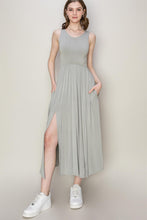 Load image into Gallery viewer, HYFVE Sleeveless Slit Midi Dress
