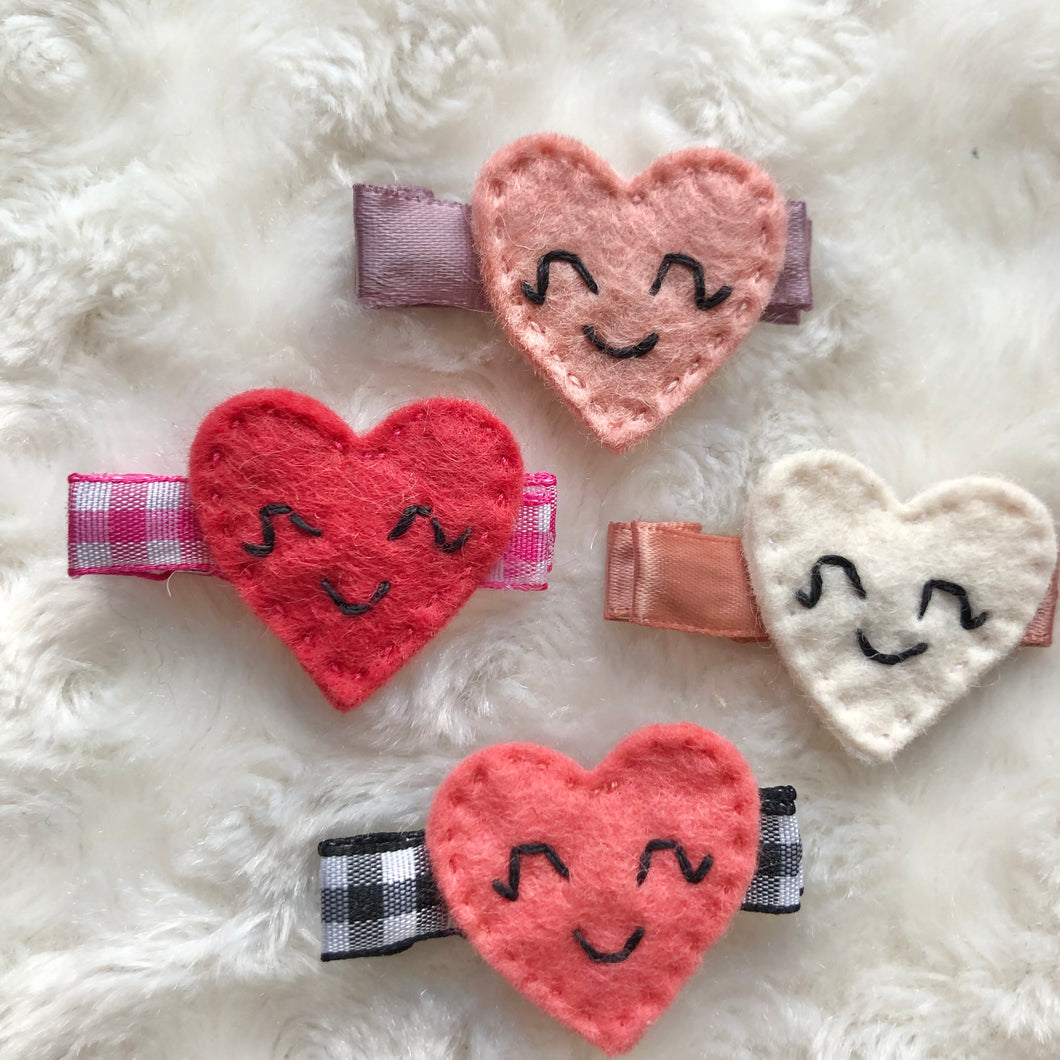 Happy Heart Hair Clip