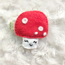 Load image into Gallery viewer, Felt Mushroom Hair Clip
