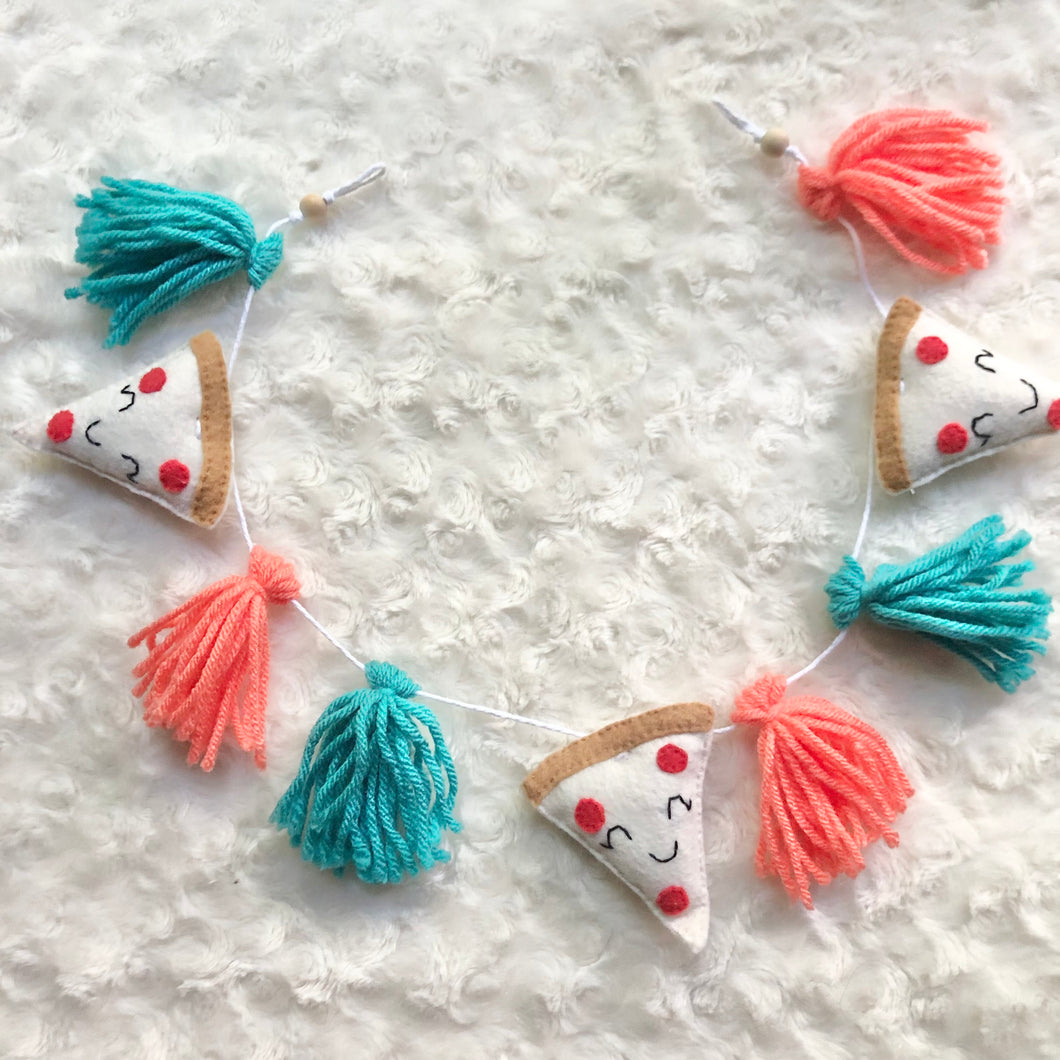 Pizza Party Tassel Garland