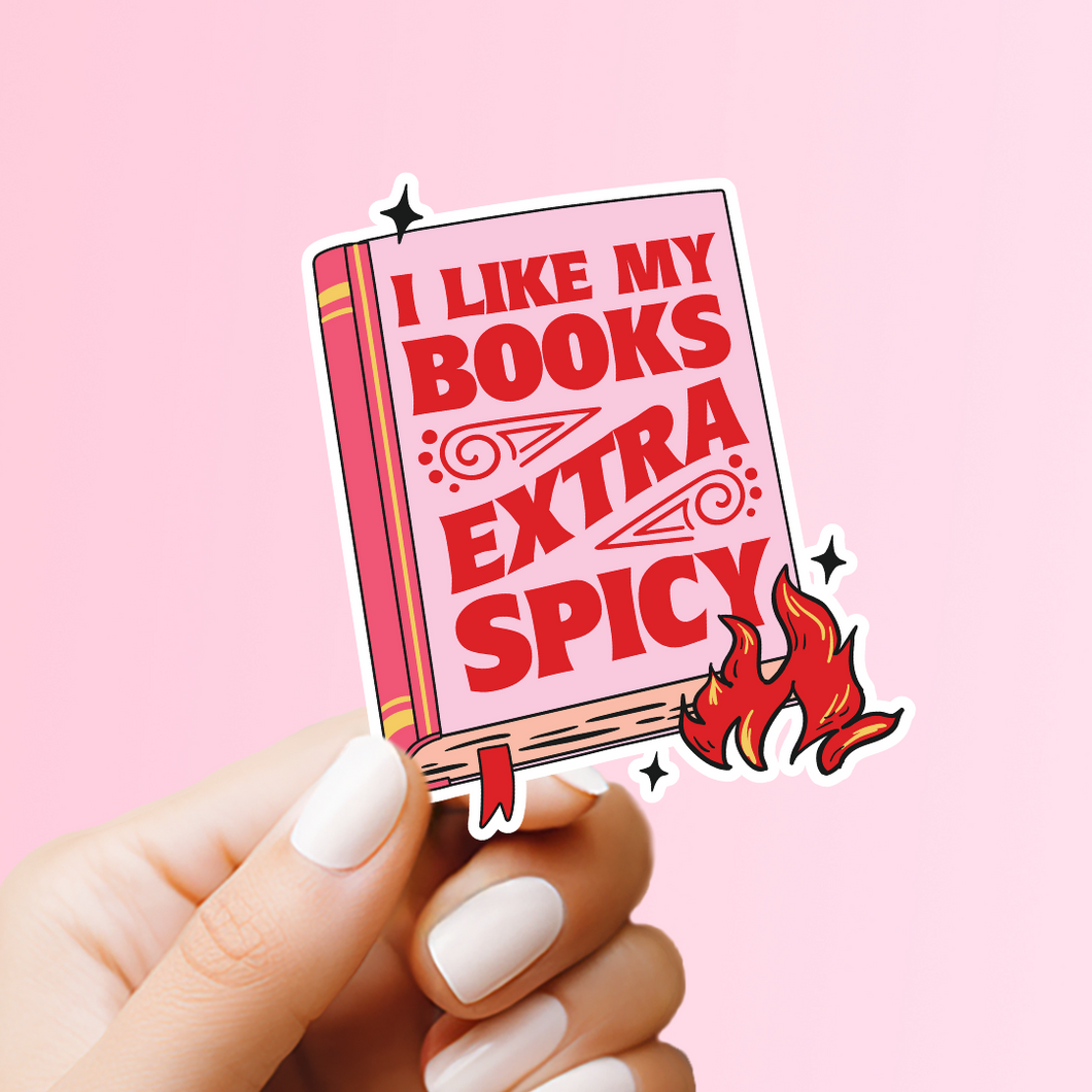 Spicy Books Sticker