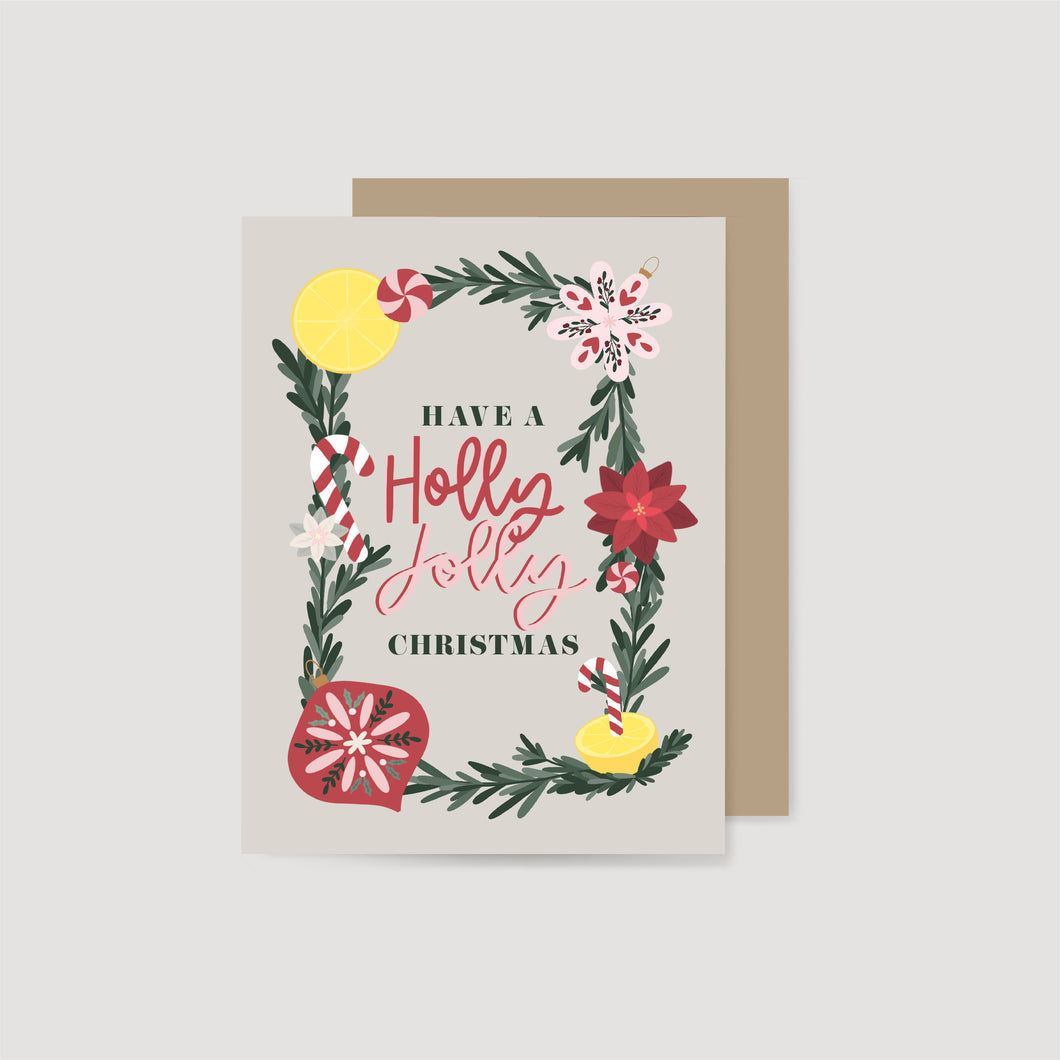 Holly Jolly Holiday Card