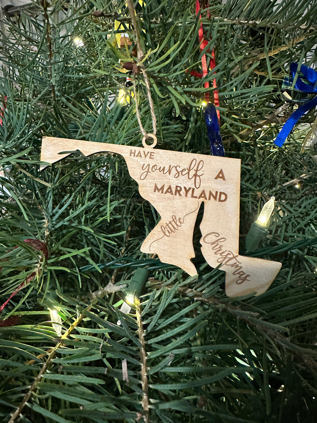 Have yourself a Maryland Christmas ornament