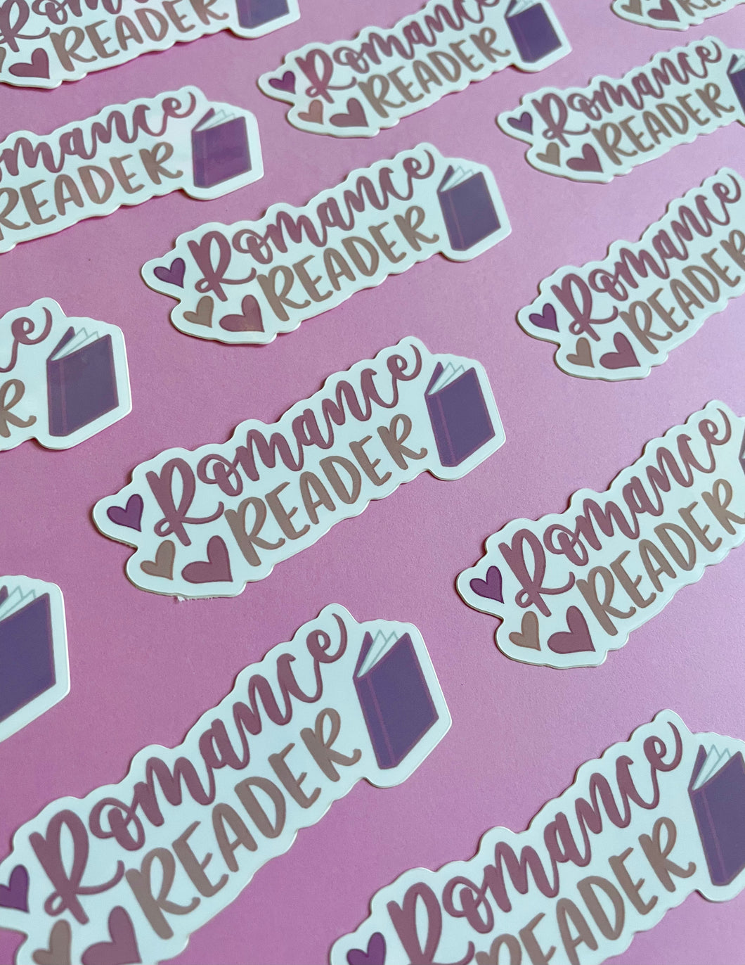 Romance Reader Sticker