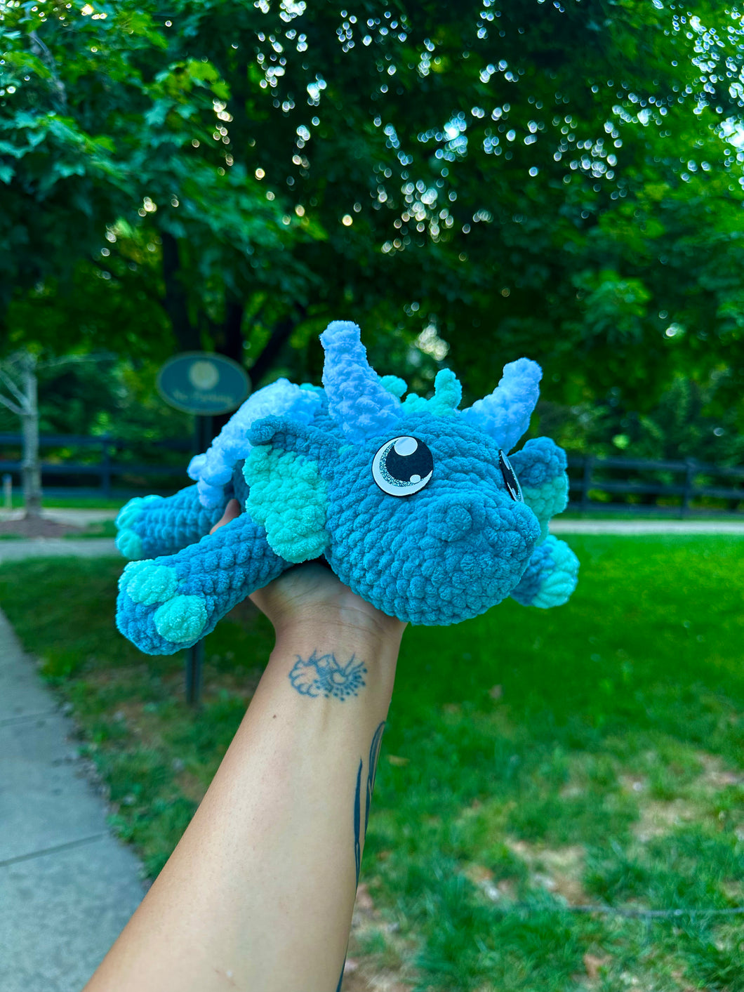 Blue Baby Dragon