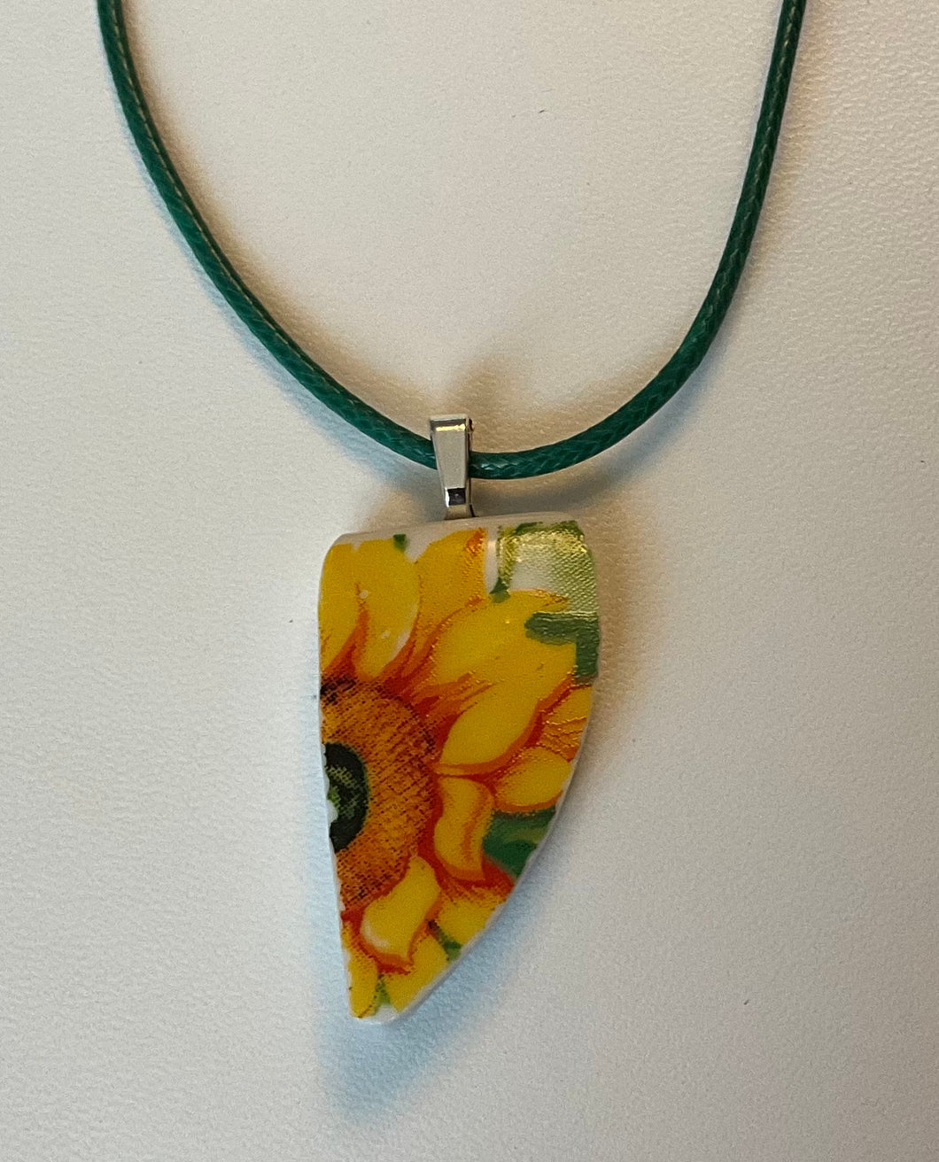 DT Sunflower Triangle Necklace