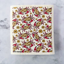 Load image into Gallery viewer, Maryland Red Crab Swedish Dish Cloth
