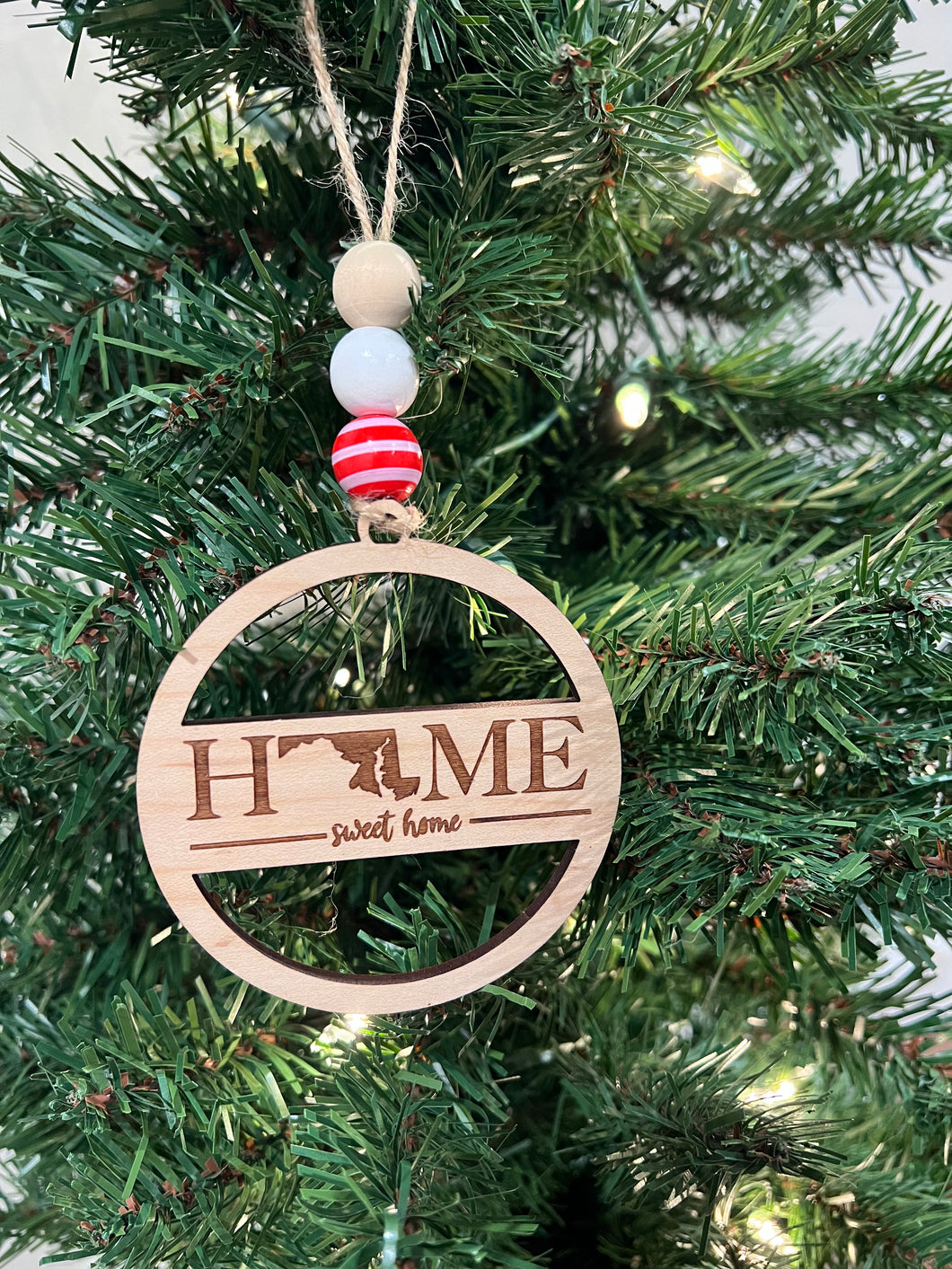 Home sweet home Maryland  ornament