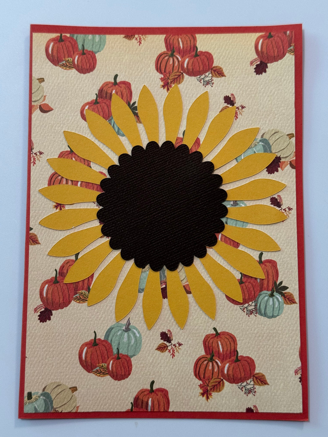 Fall Sunflower Card