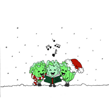 Load image into Gallery viewer, Lettuce Rejoice Christmas Card
