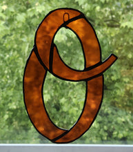 Load image into Gallery viewer, Stained Glass Large &quot;O&quot; Suncatcher
