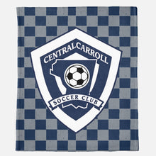 Load image into Gallery viewer, Central Carroll Soccer blanket fundraiser-NON CUSTOMIZED-PRE ORDER
