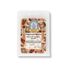 Load image into Gallery viewer, Peppermint Mocha Clamshell Bar Wax Melt
