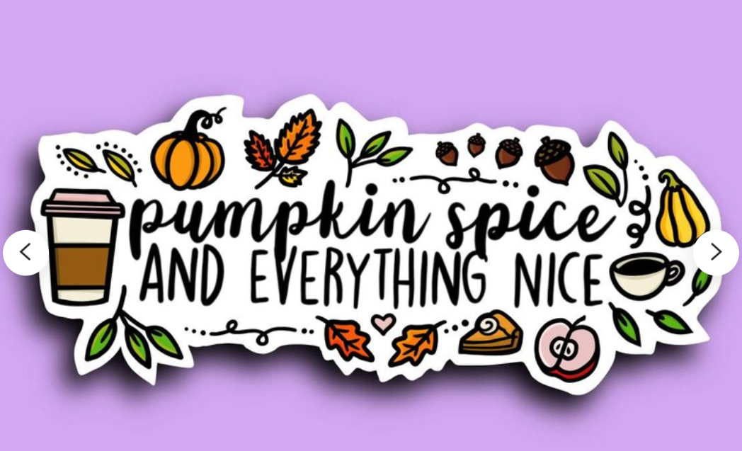 Pumpkin Spice Sticker