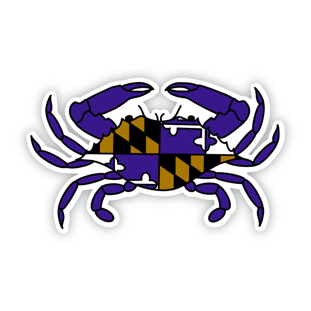 Baltimore Ravens Football Maryland Crab Sticker