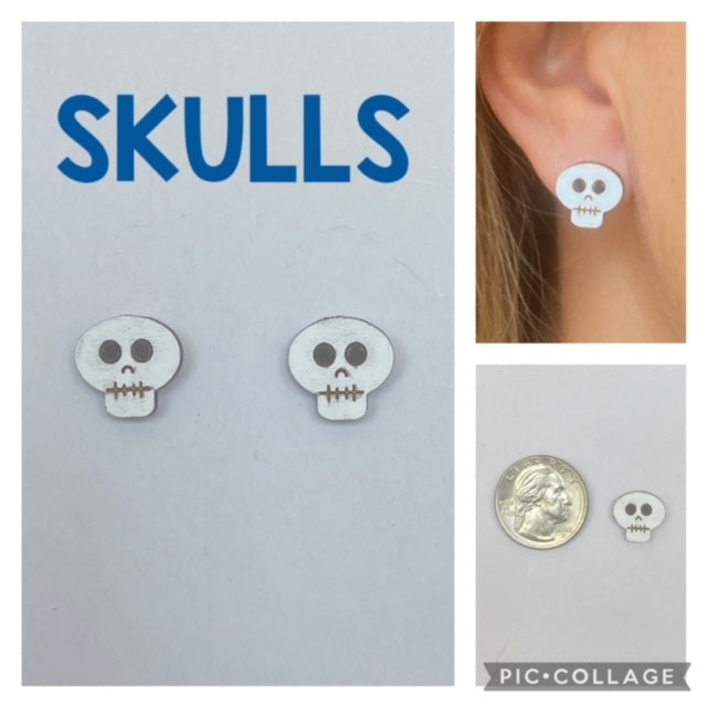 Skulls Studs