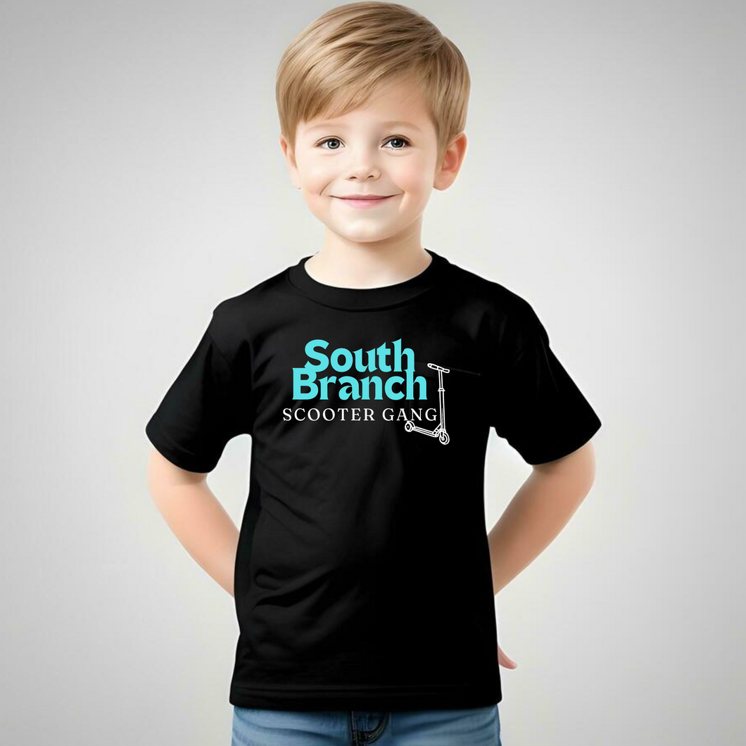 South Branch scooter gang toddler/youth tee