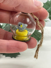 Load image into Gallery viewer, Baby Blue Bird Christmas Ornament
