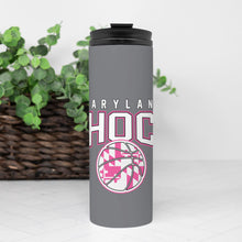 Load image into Gallery viewer, Maryland Shock- 16oz beverage tumbler- pink logo
