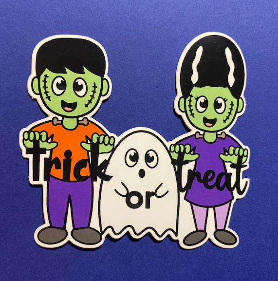 Trick or Treat Sticker