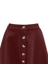 Load image into Gallery viewer, Buttoned Corduroy Mini Skirt
