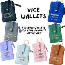 Load image into Gallery viewer, Tattoo Money Vice Wallets (Keychain wallet, funny gift)
