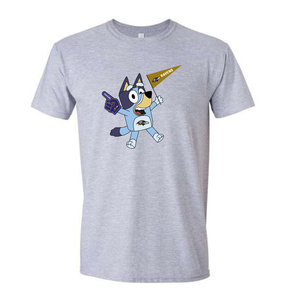 Baltimore Football dog tee- style 2- adult