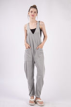 Load image into Gallery viewer, VERY J  Plunge Sleeveless Jumpsuit with Pockets
