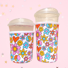 Load image into Gallery viewer, Cutie Cup Cover - Funky Floral: Small / 16oz
