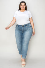 Load image into Gallery viewer, Judy Blue Full Size Cuffed Hem Low Waist Slim Jeans
