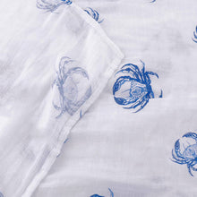 Load image into Gallery viewer, Blue Crab Swaddle (Unisex)
