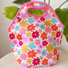 Load image into Gallery viewer, Lunch Tote - Retro Florals
