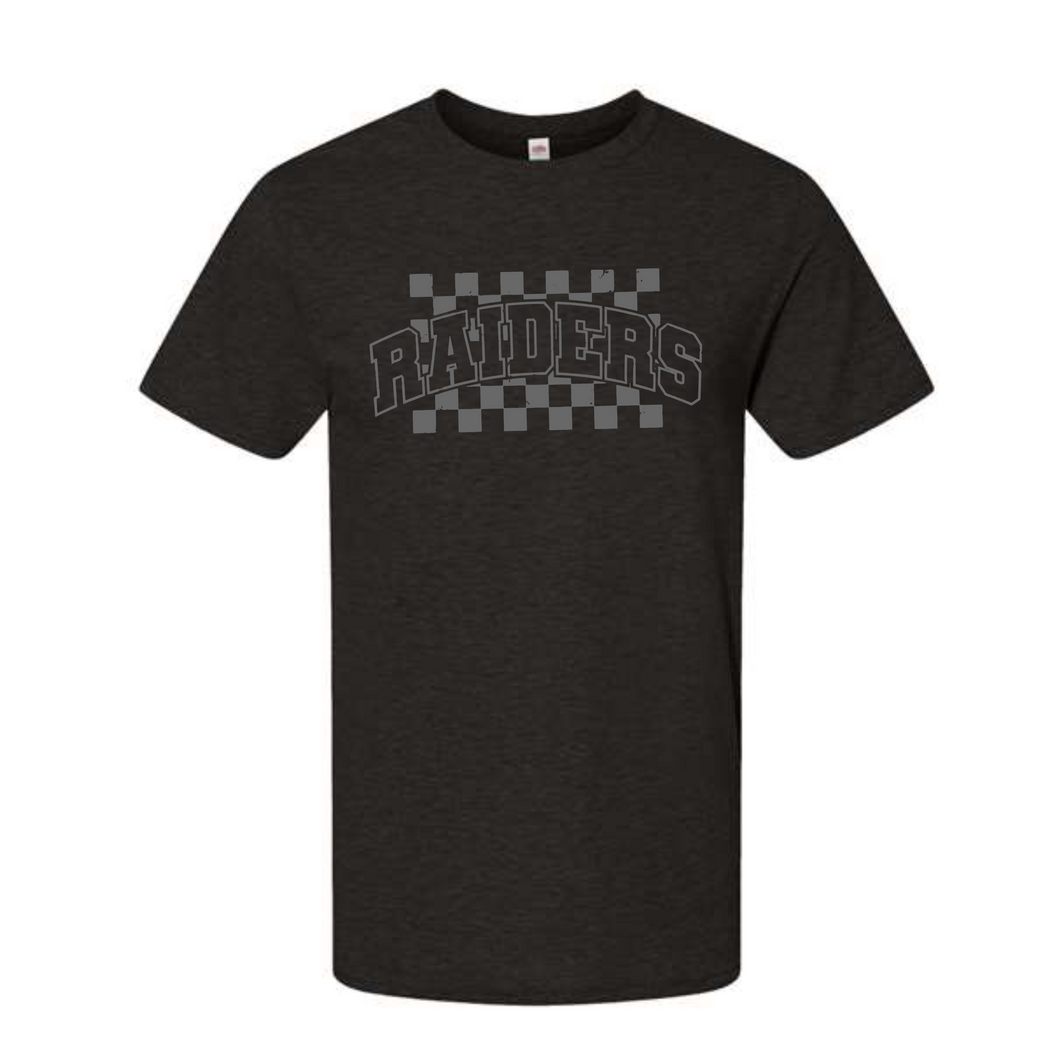 Raider apparel- checkered - tee, long sleeve, hoodie, crewneck